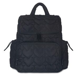 Packino Black Quilted Diaper Backpack NWT